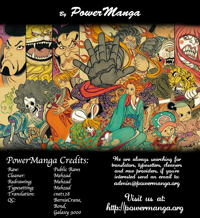 One Piece, Chapter 821 image 01